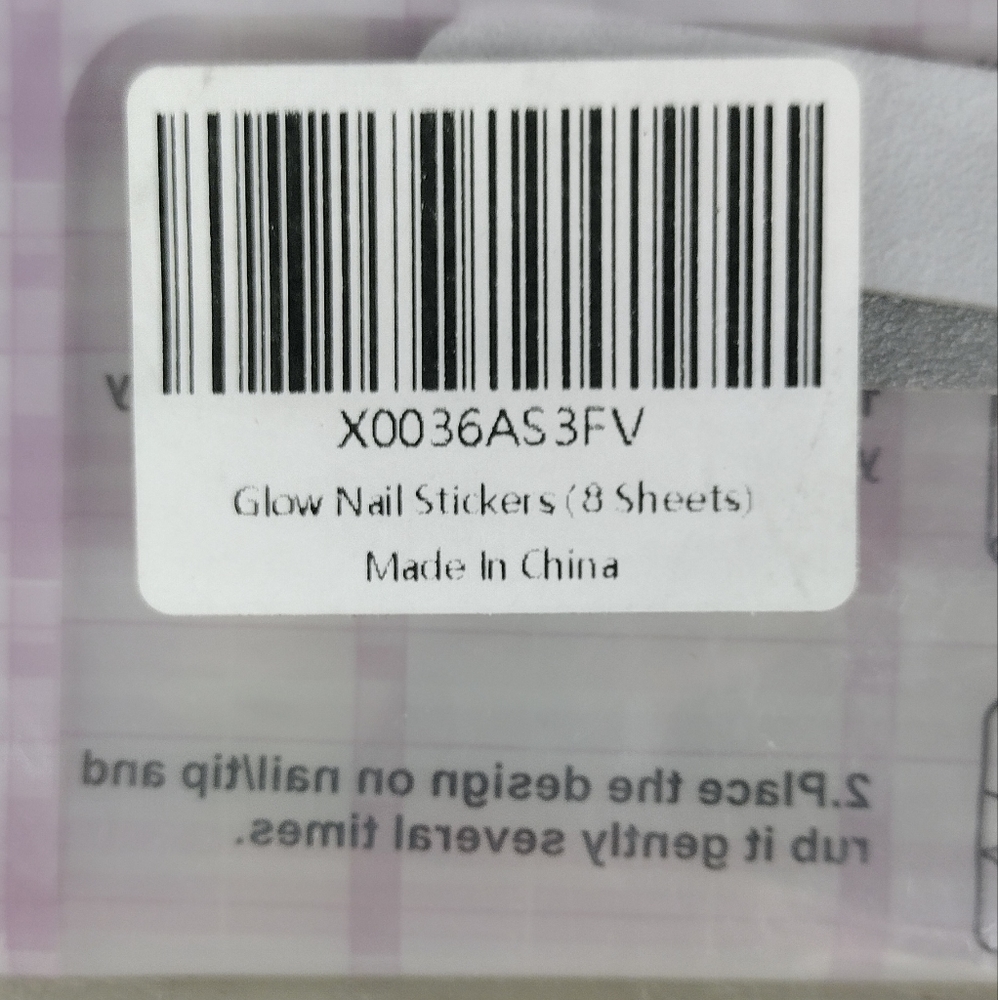9 Sheets of Glow in the Dark Nail Art - Picture 7 of 7